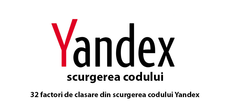 32 factori de clasare din scurgerea codului Yandex